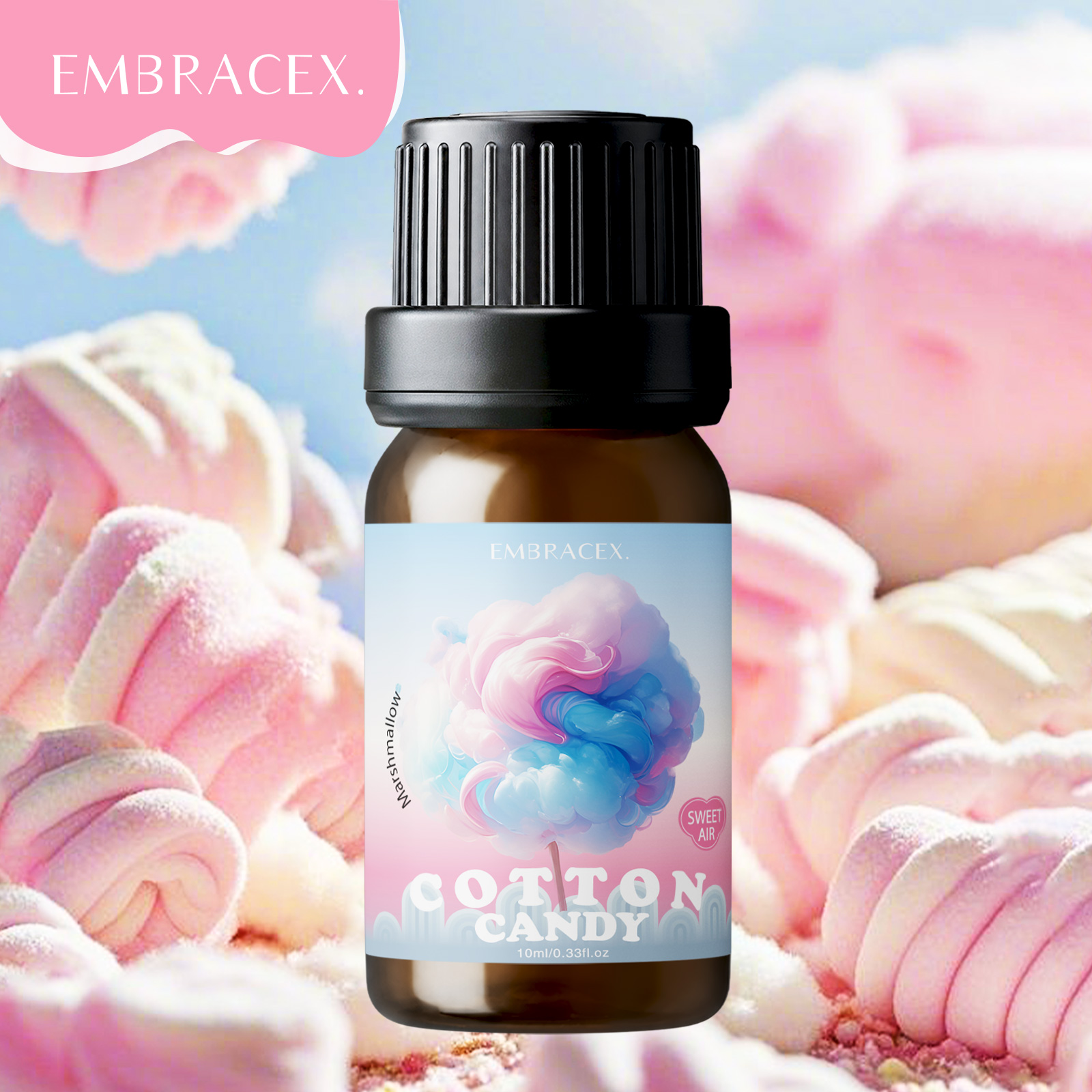 Perfume Fragrance Oil - 10ml Olejków Zapachowych o Zapachu Marshmallow/Cukrowej